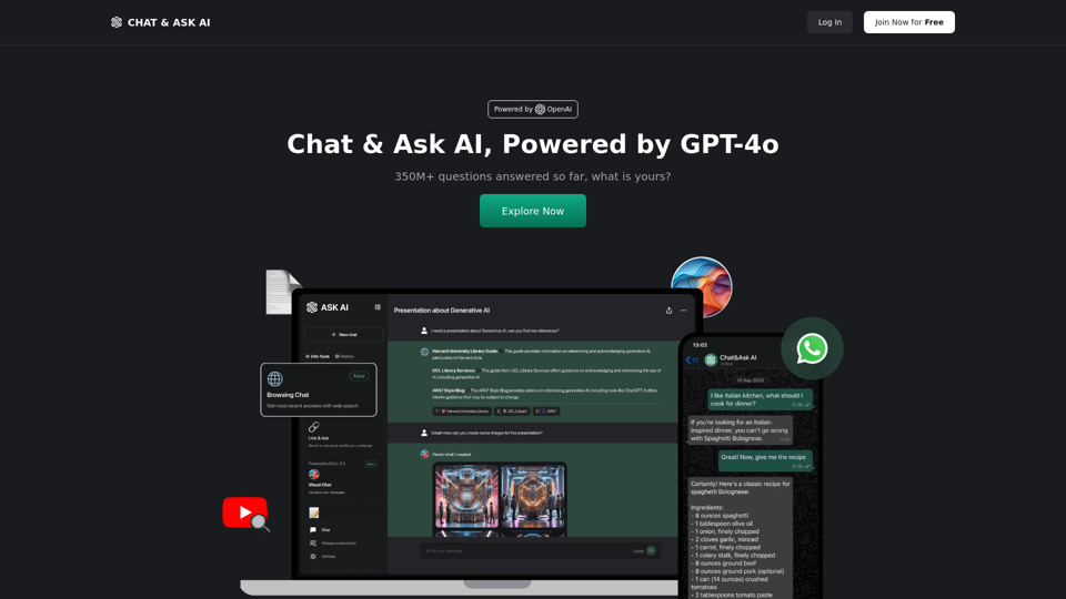 Chat & Ask AI - AI Powered Chatbot Assistant