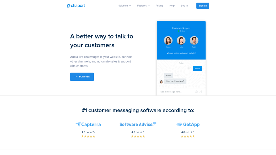 Chaport: #1 Customer Messaging Software