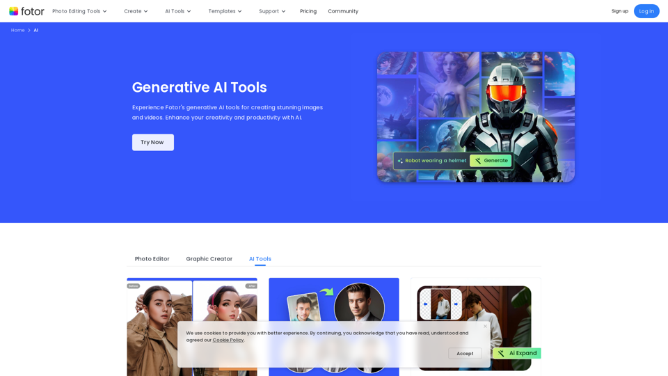 Generative AI Tools - Enhance Your Workflow With AI | Fotor