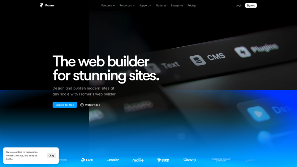 Framer — The web builder for stunning sites.