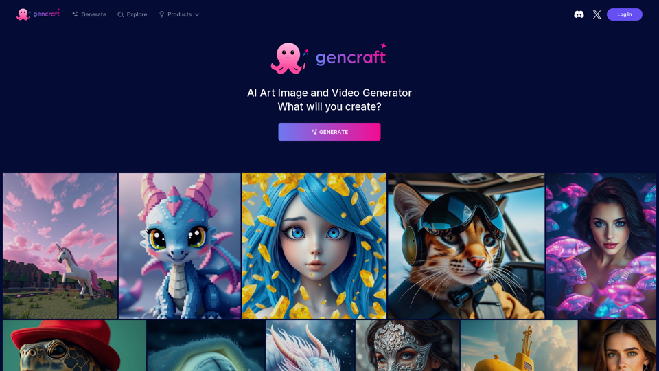 Gencraft: AI art generator, AI photos, AI image variations, and editor