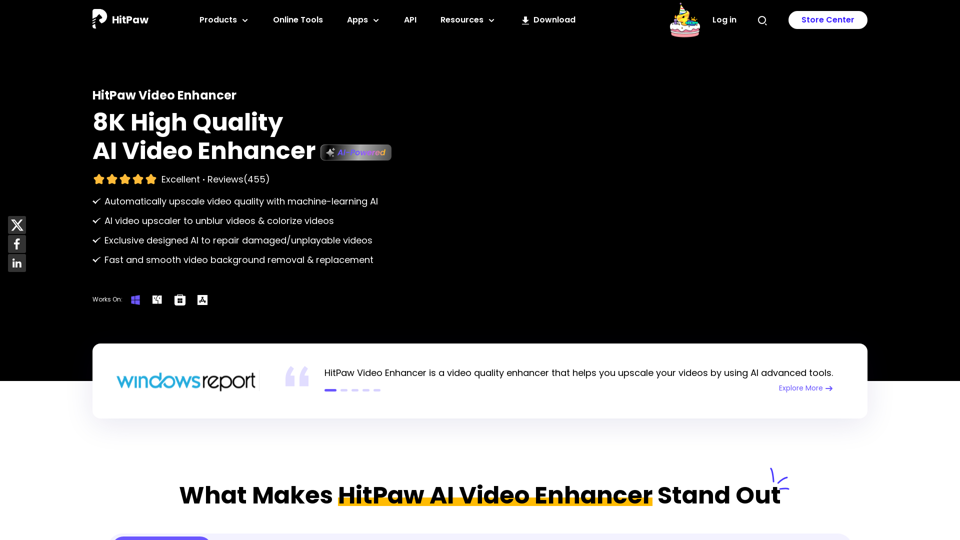 [Official] HitPaw Video Enhancer - Superb AI Video Quality Enhancer