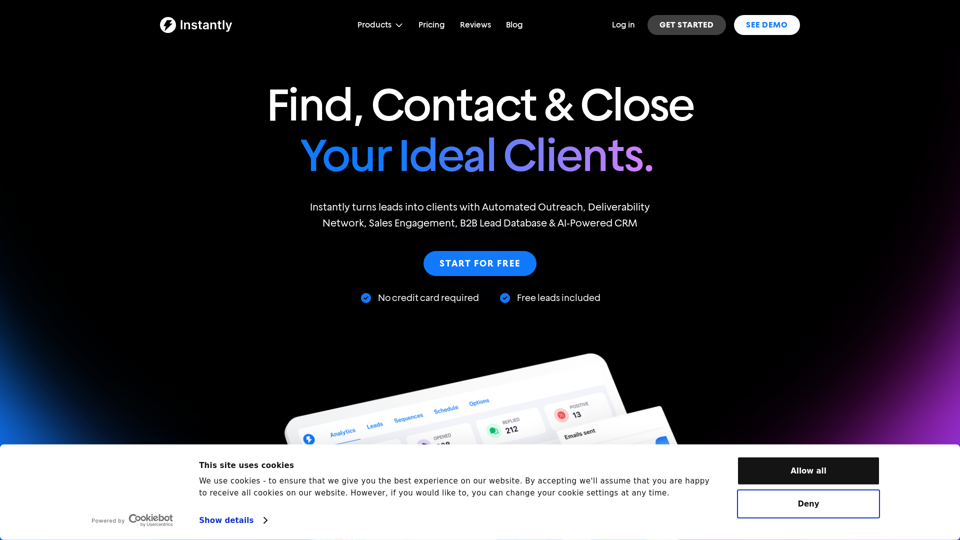 Instantly.ai - Sales Engagement & Lead Intelligence