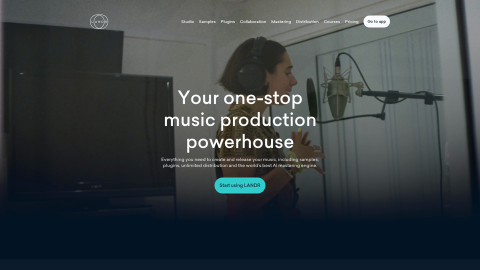LANDR: The Best Music Production Software for Creators
