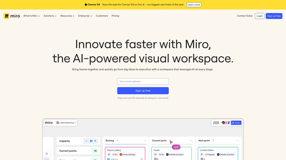 Miro | The Innovation Workspace