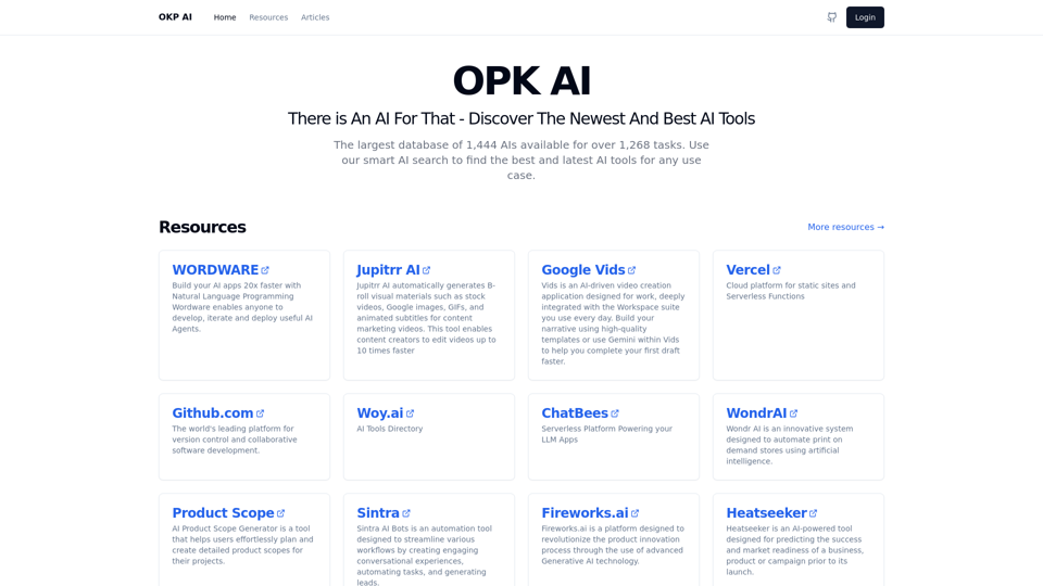 There is An AI For That - Discover The Newest And Best AI Tools