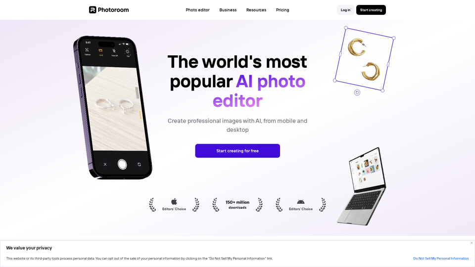 AI Photo Editor: Remove Background & Create Product Pics | Photoroom