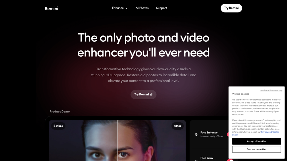Remini - AI Photo Enhancer