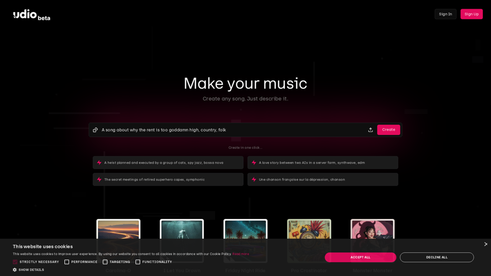 Udio | AI Music Generator - Official Website