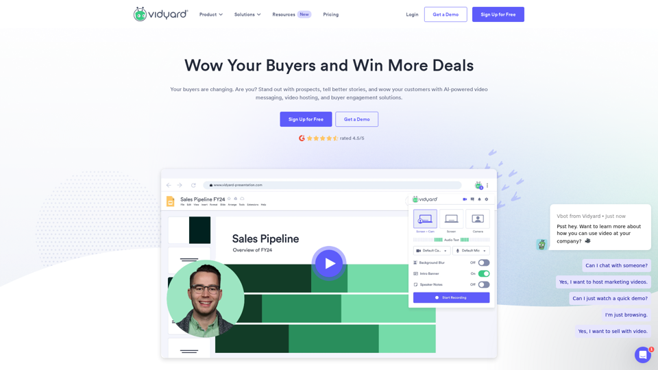 Vidyard - Video Tools for Virtual Sales and Marketing Teams