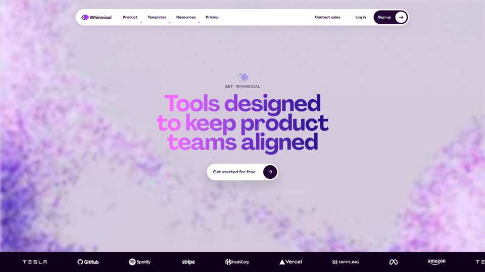 Whimsical - The iterative workspace for product teams