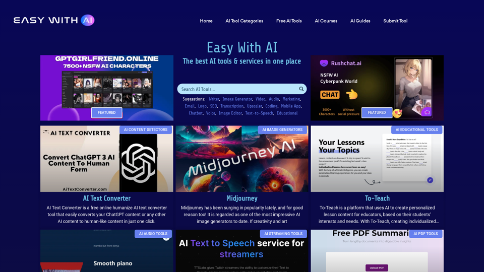 Easy With AI - Best AI Tools & Services