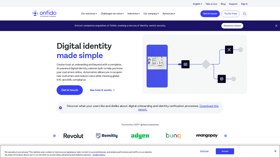 Digital identity made simple | Onfido