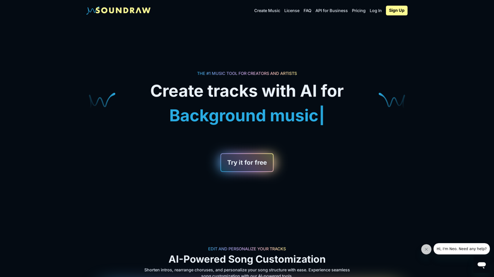 AI Music Generator SOUNDRAW