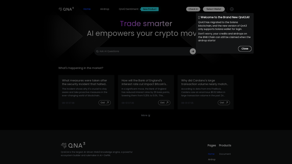 QnA3 | A next-generation AI-driven Web3 knowledge engine