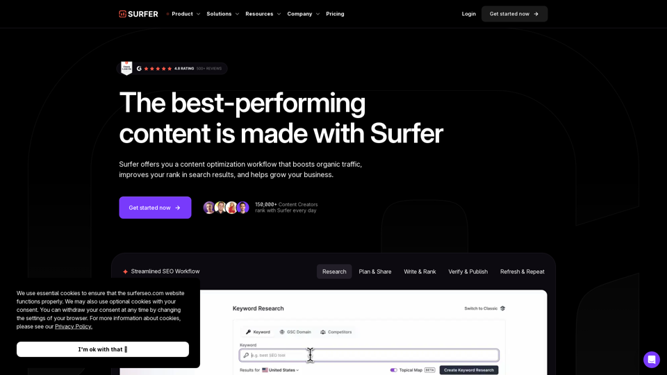 Surfer — SEO, simplified.