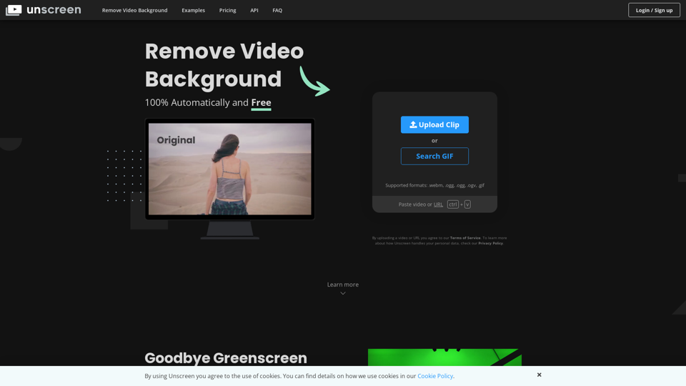 Remove Video Background – Unscreen